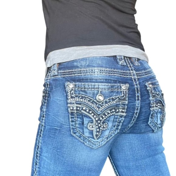 Rock Revival Denim - Rock Revival Yanka Mid-rise Boot 26x32.5